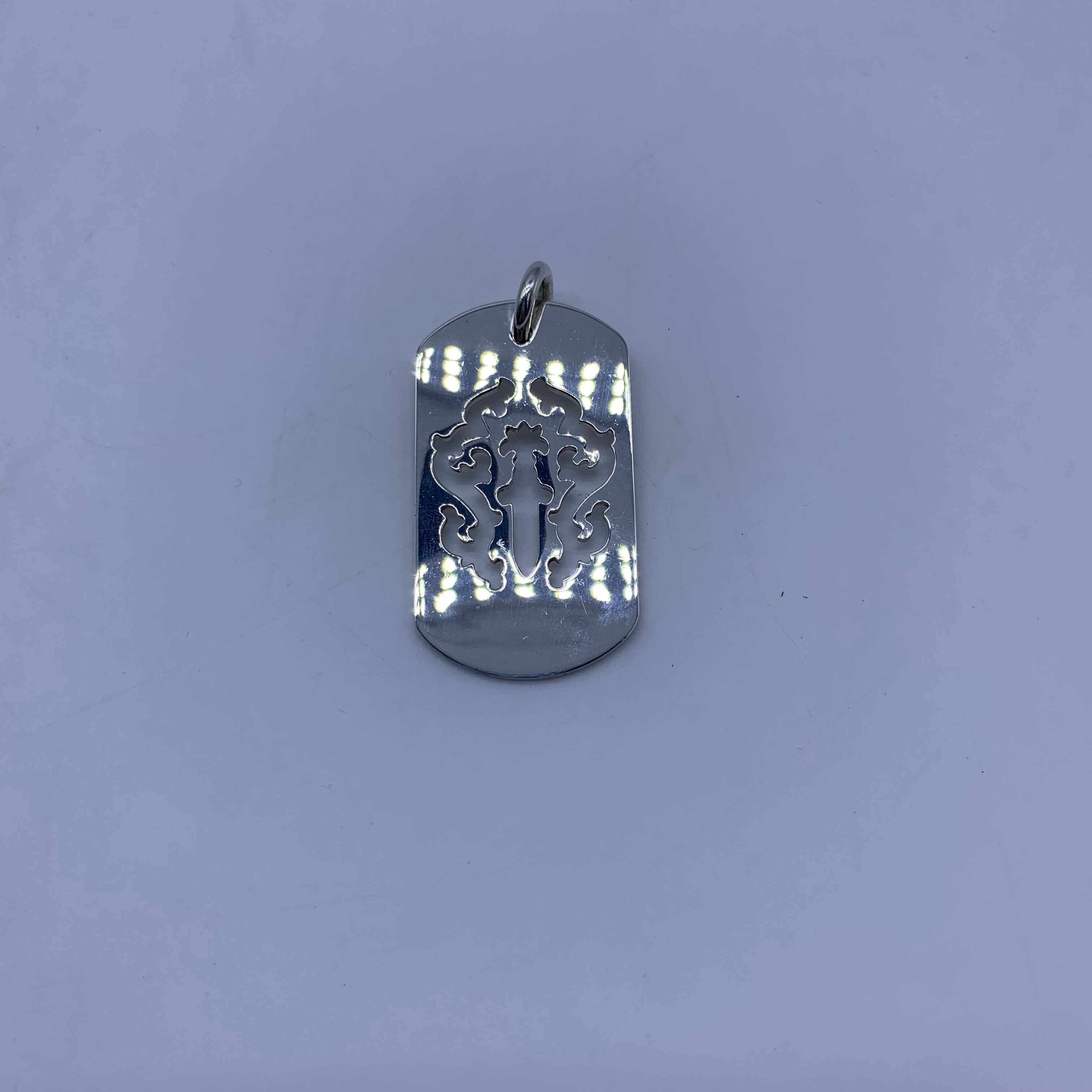 Chrome Hearts D Tag LRG Dagger "Silver"