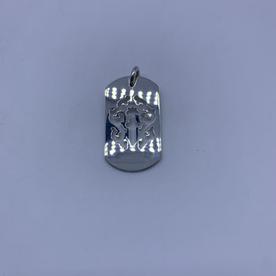 Chrome Hearts D Tag LRG Dagger "Silver"