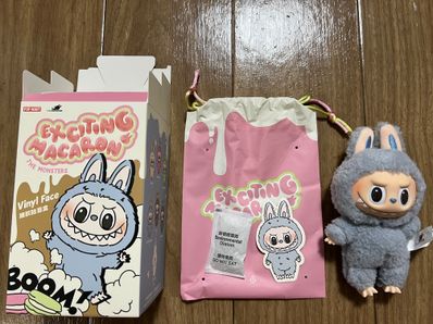 POP MART THE MONSTERS (LABUBU) Exciting Macaron Plush Series SEA SALT COCONUT