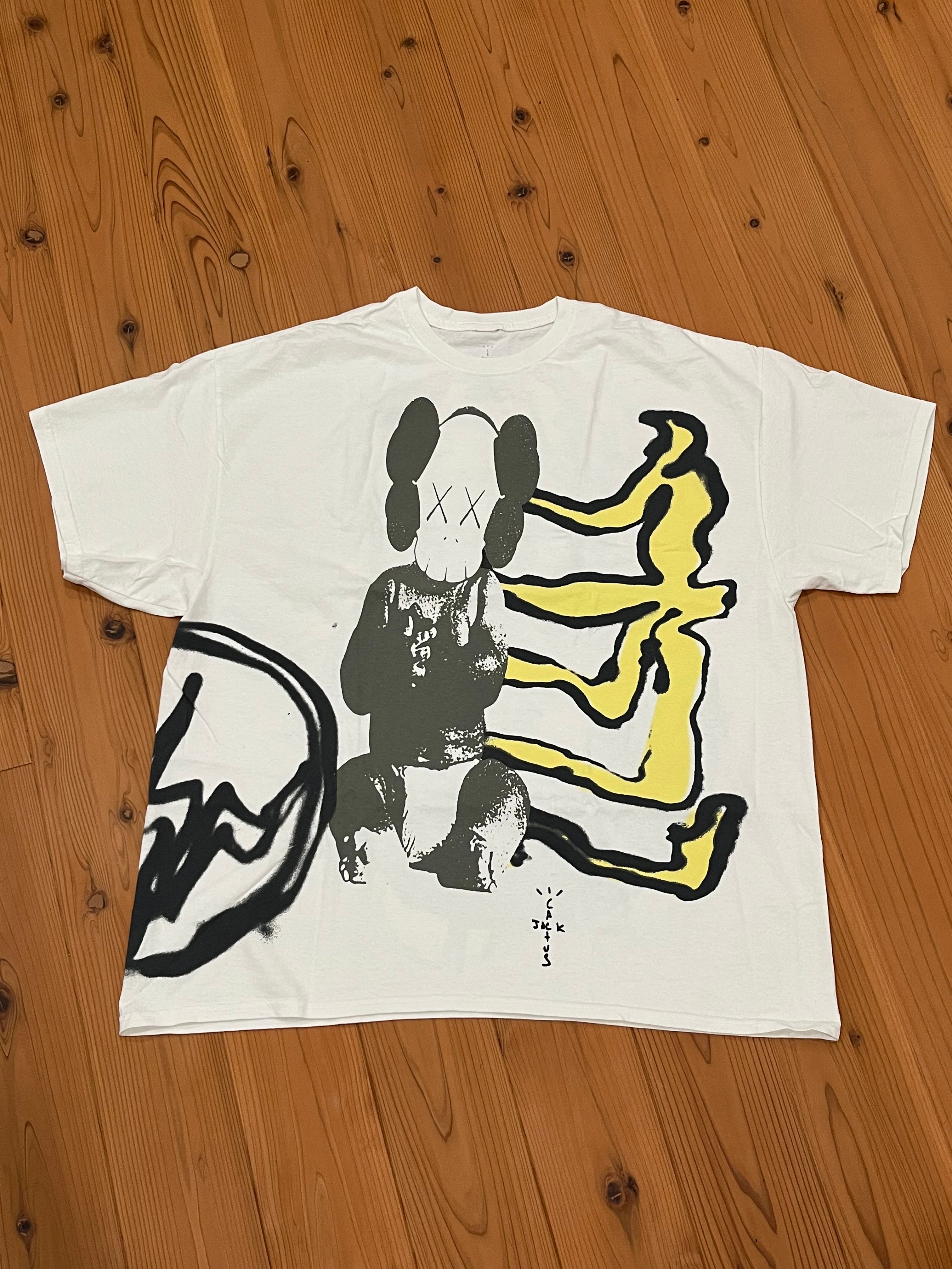 Travis Scott Cactus Jack x KAWS For Fragment Tee "White"