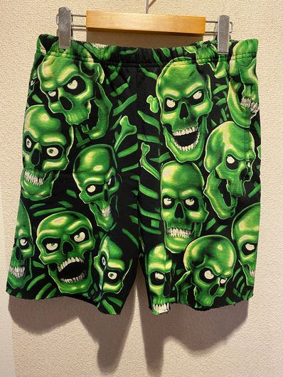 Supreme Skull Pile Sweatshort "Black"
