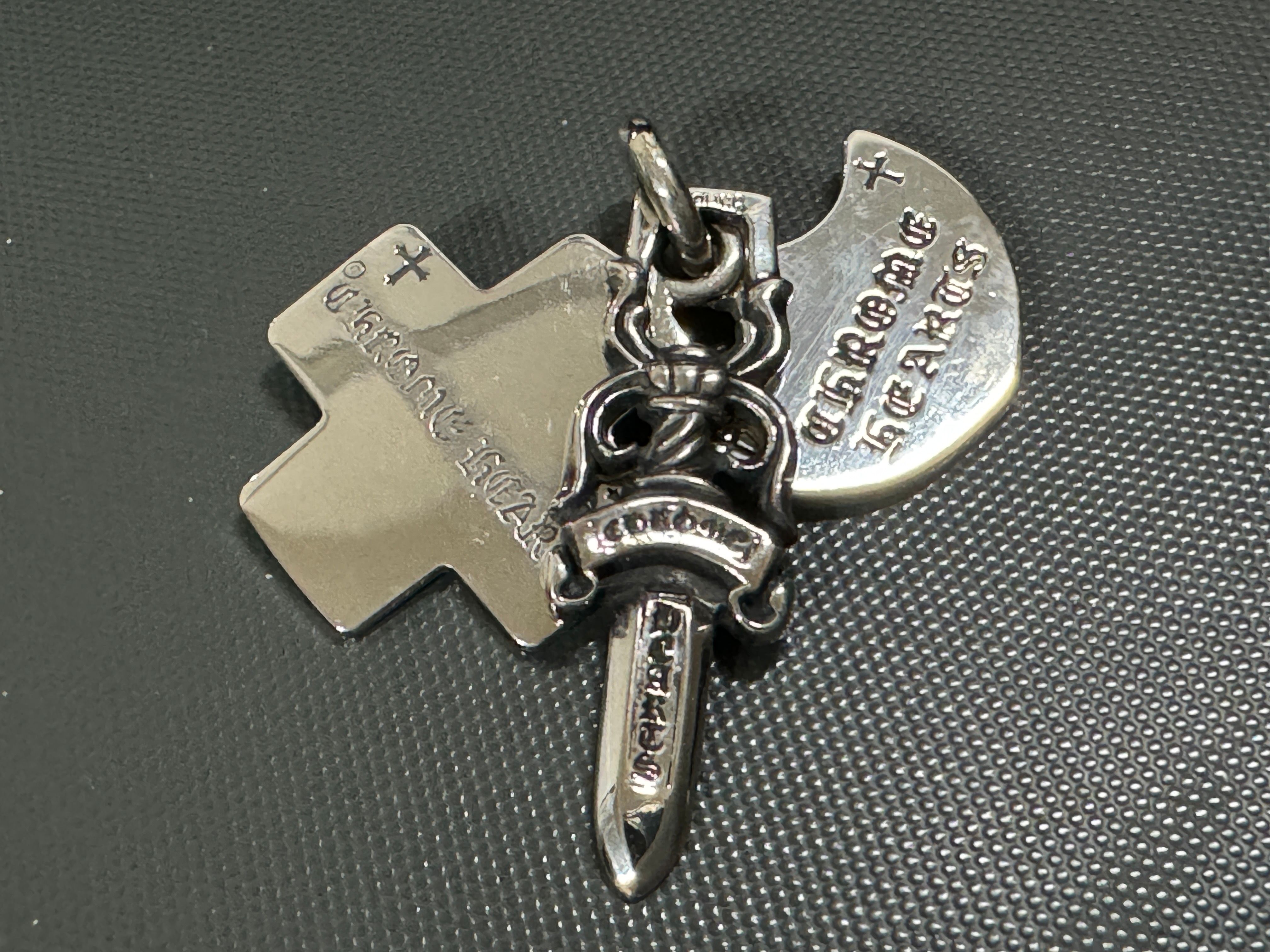 Chrome Hearts 3 Trinket Pendant "Silver"