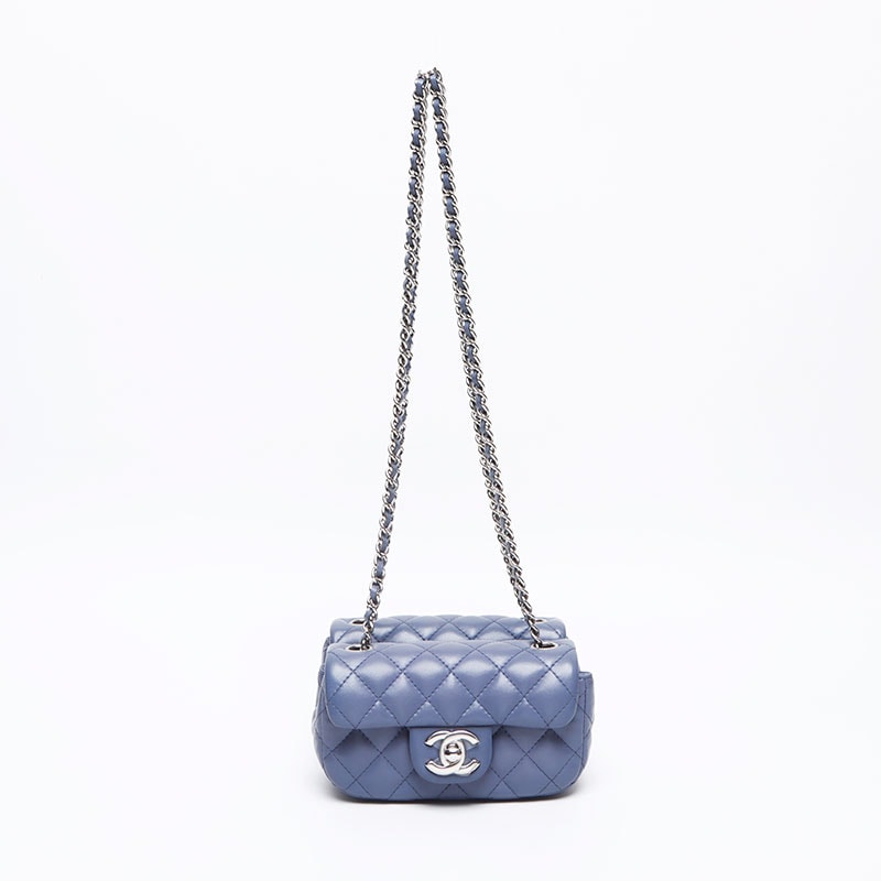 シャネル CHANEL ツイン クラシック ミニマトラッセ ラムスキン 15番台 ショルダーバッグ【中古】