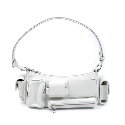 BALENCIAGA バレンシアガ スーパービジー ショルダーバッグ ホワイト 802227 レディース【中古】【美品】