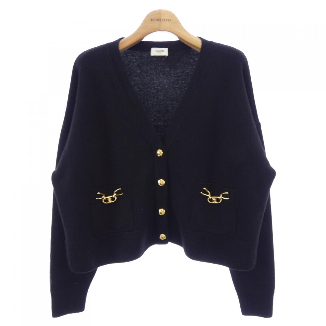 セリーヌ CELINE トリオンフ グルメット クロップド 2A87T207O カーディガン