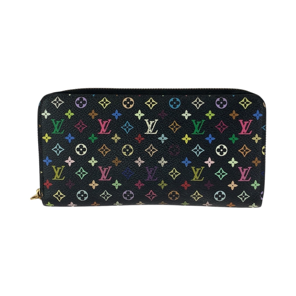 美品 LOUIS VUITTON ルイヴィトン モノグラム マルチカラー PVC 長財布 ラウンドファスナー 601206 【中古】
