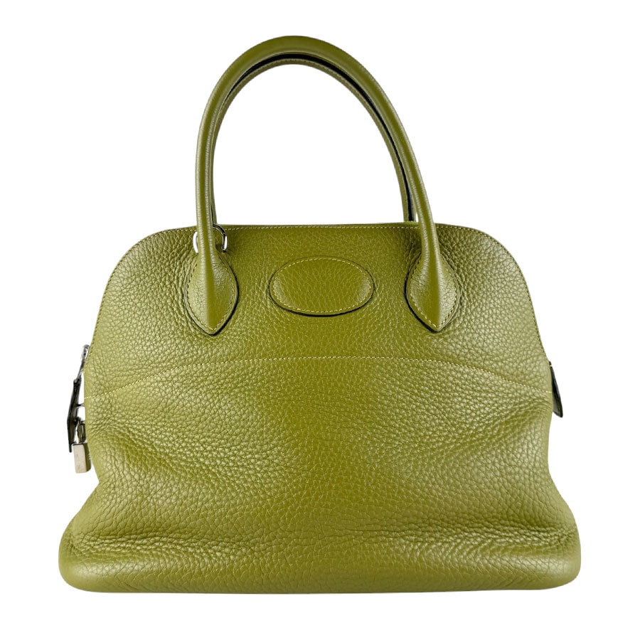 エルメス HERMES ハンドバッグ ショルダーバッグ ボリード31 トリヨンクレマンス シャルトルーズ シルバー レディース【中古】 z9369
