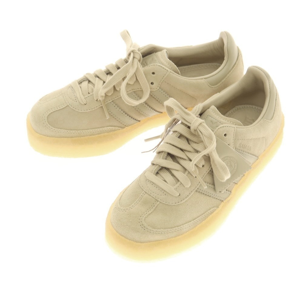 【中古】【未使用】アディダス adidas × Ronnie Fieg Clarks SAMBA スニーカー ベージュ系【サイズ23.5】【レディース】