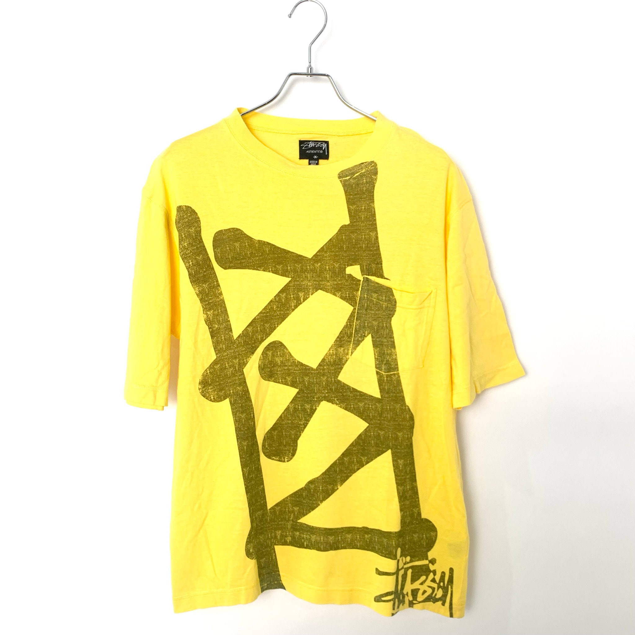 STUSSY 25th Anniversary Print Tee Yellow