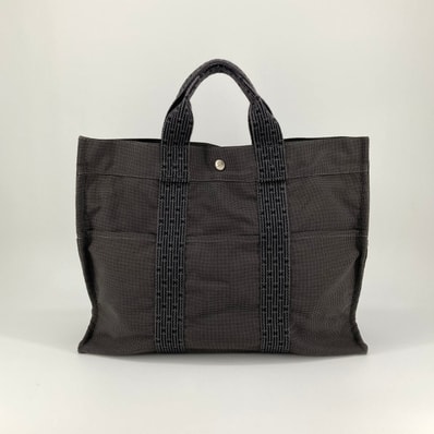 HERMES(エルメス) エールライントート トートバッグ グレー