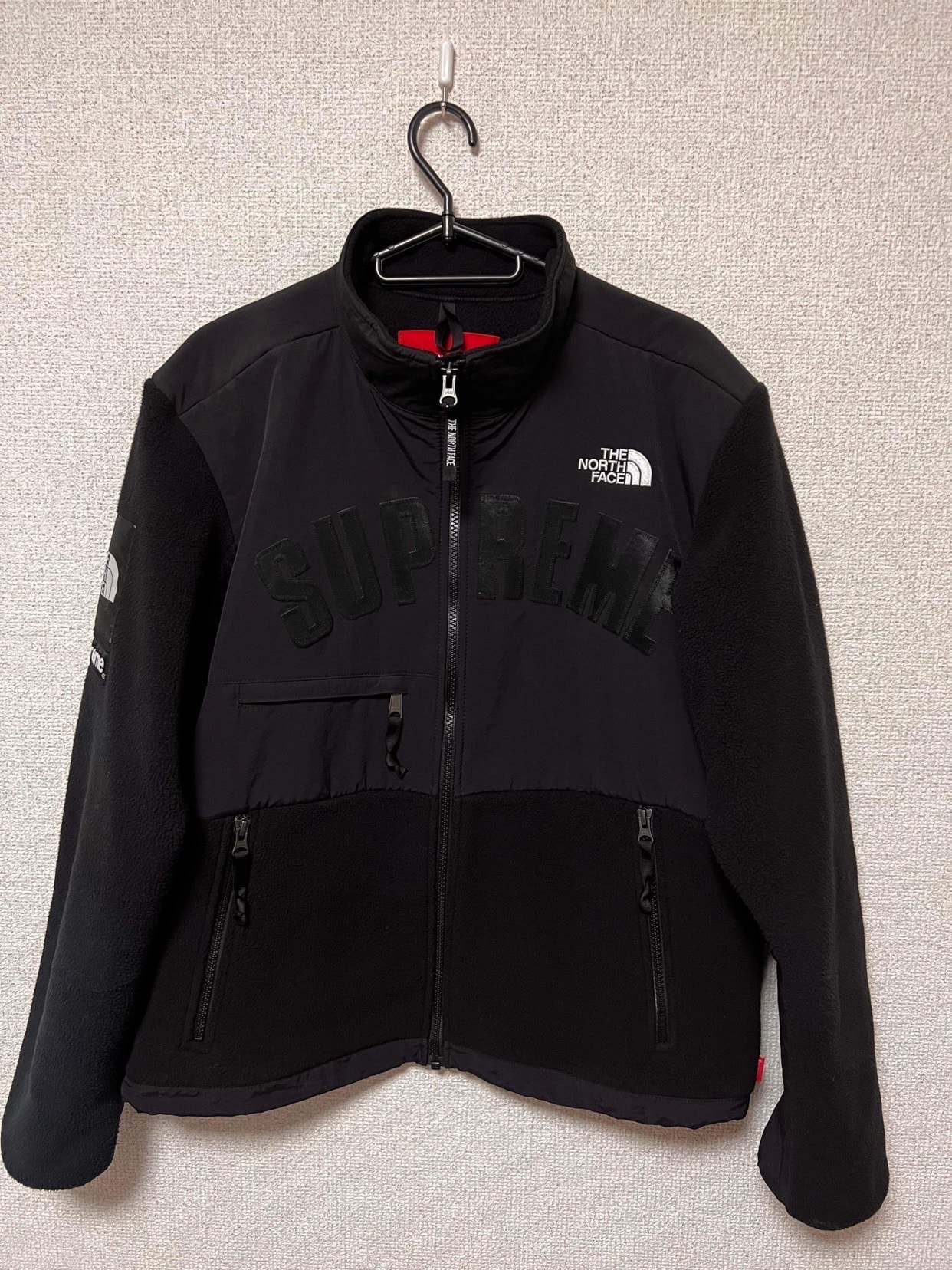 Supreme x The North Face Arc Logo Denali Fleece Jacket "Black"