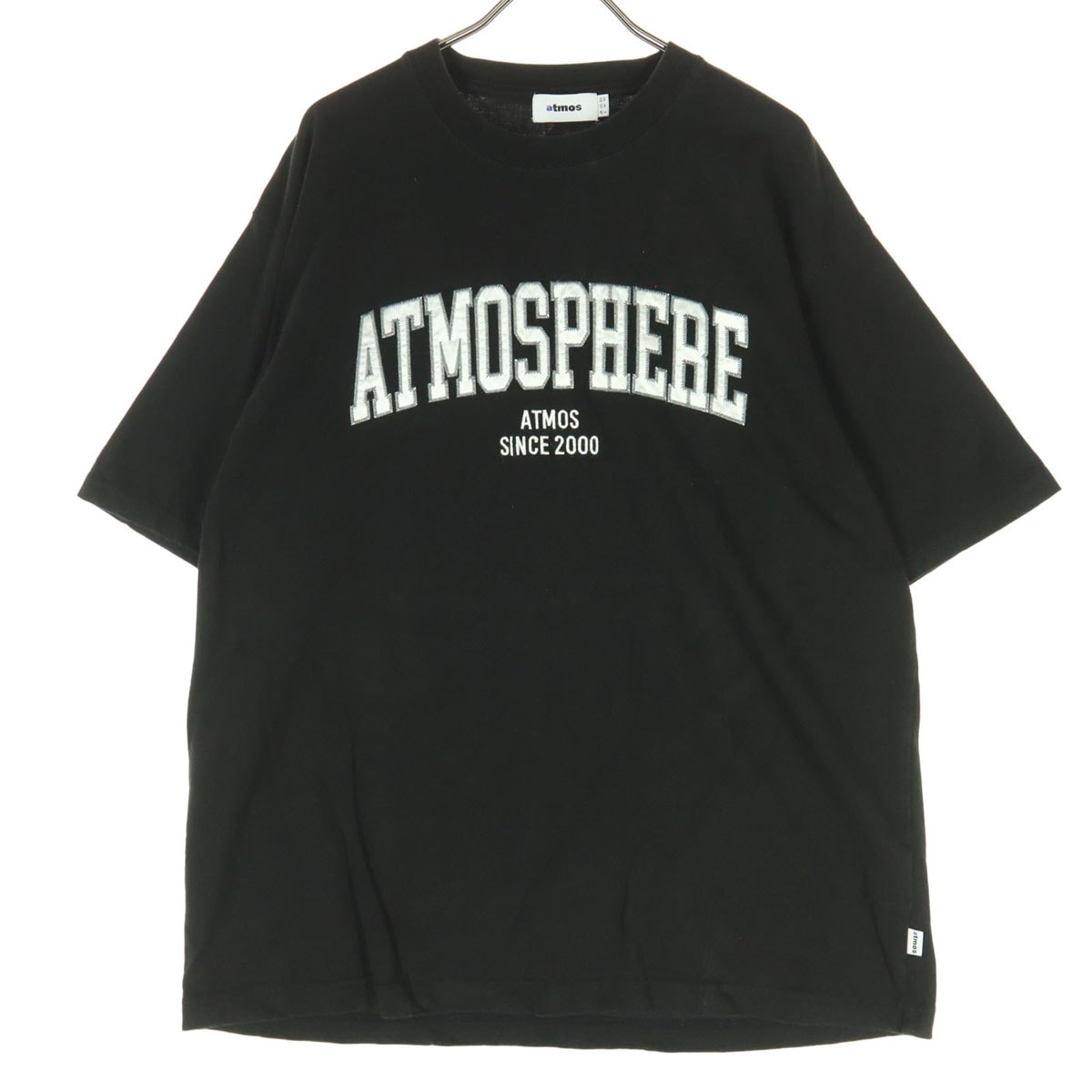 atmos アトモス 刺繍 半袖 Tシャツ L ブラック
