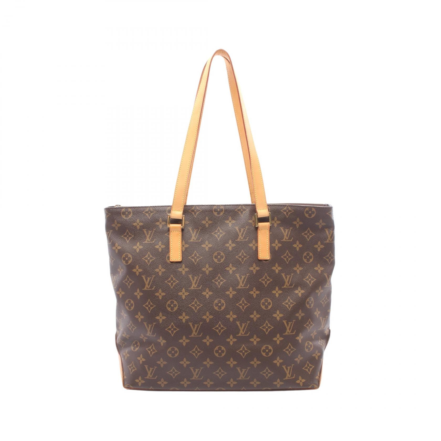 ルイ・ヴィトン LOUIS VUITTON カバメゾ トートバッグ バッグ PVCコーティングキャンバス レザー モノグラム レディース ブラウン系 M51151 【中古】