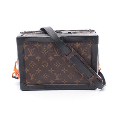 ルイ・ヴィトン LOUIS VUITTON ソフトトランク ショルダーバッグ バッグ PVCコーティングキャンバス レザー モノグラムソーラーレイ モノグラム・ソーラー メンズ ブラウン系 / ブラック系 M44427 【中古】
