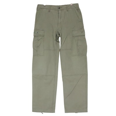 WTAPS ダブルタップス 12SS JUNGLE.STOCK/TROUSERS.COTTON.RIPSTOP 121GWDT-PTM02 ジャングル ストック トラウザーズ リップストップ オリーブドラブ カーゴ パンツ ボトムス サイズ1(S)