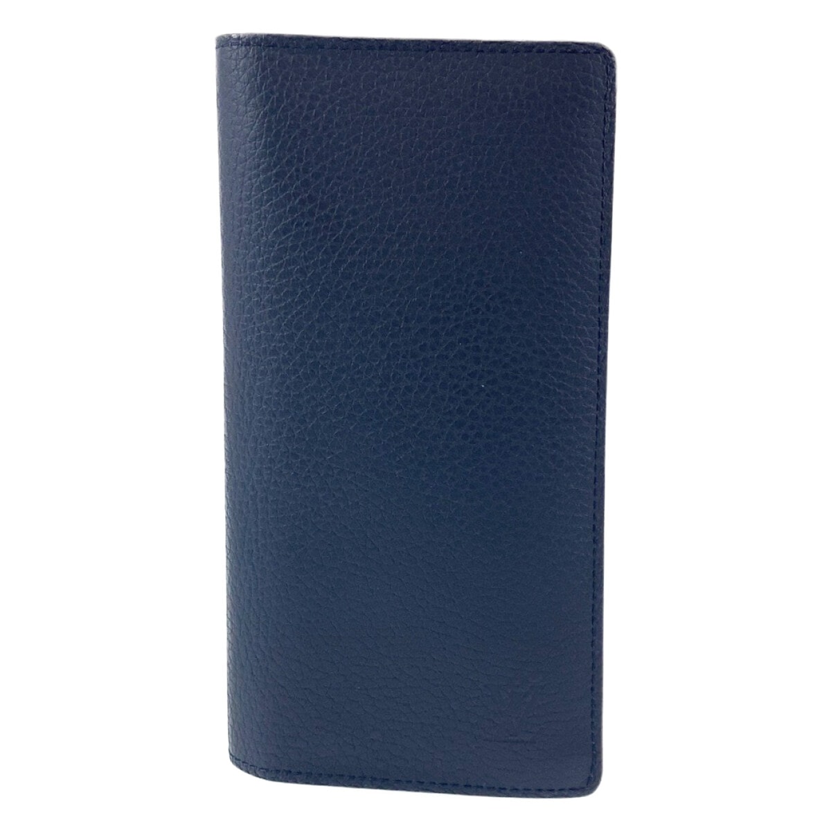 美品 LOUIS VUITTON ルイヴィトン トリヨンレザー ポルトフォイユ ブラザ ネイビー レザー 長財布 札入れ 504555 【中古】