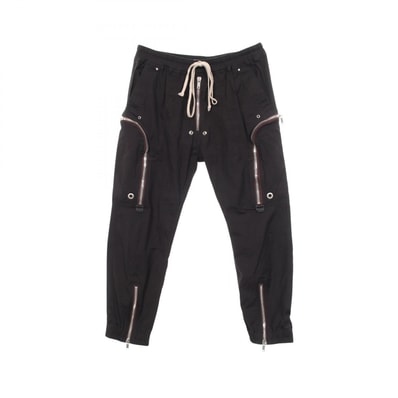 リックオウエンス Rick Owens バウハウス カーゴパンツ 衣料品 ボトムス コットン メンズ ブラック系 【中古】