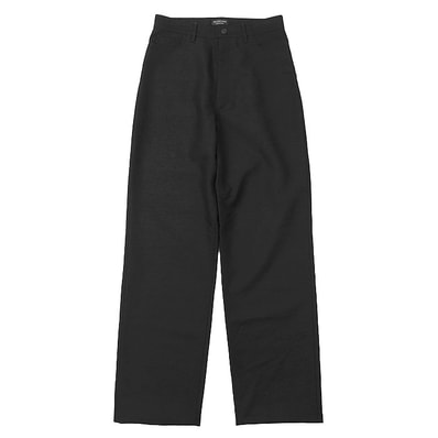 【美品】 バレンシアガ 2022年製 GARDE-ROBE ウール/モヘヤ パンツ ユニセックス ブラック XS BALENCIAGA