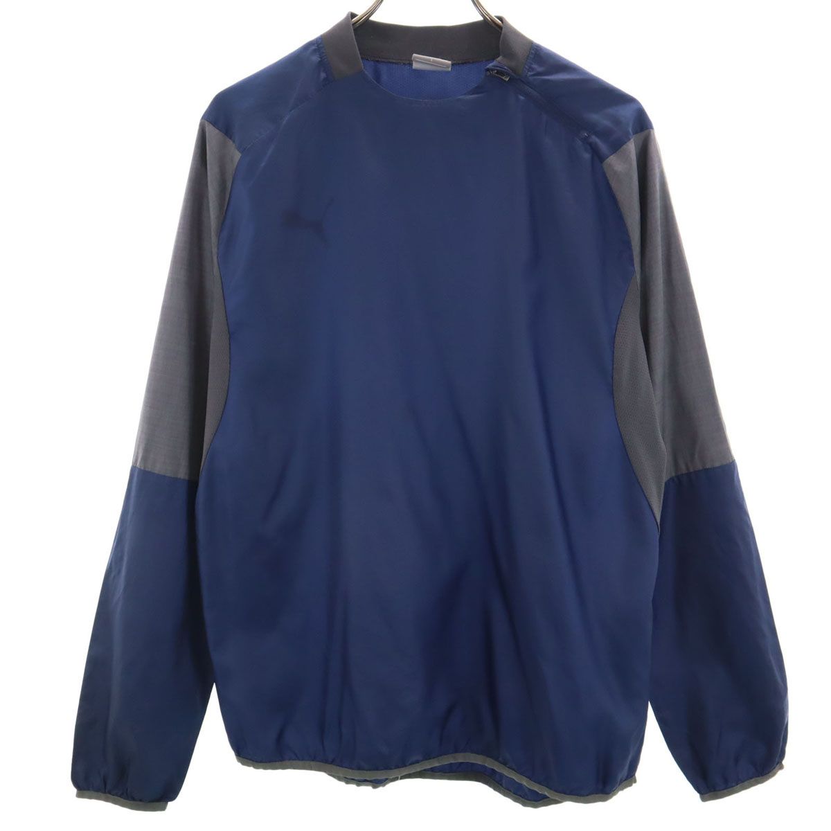 PUMA プーマ サッカー 長袖 ピステ L ネイビー