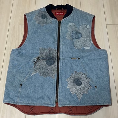 Supreme Nate Lowman Work Vest "Denim"