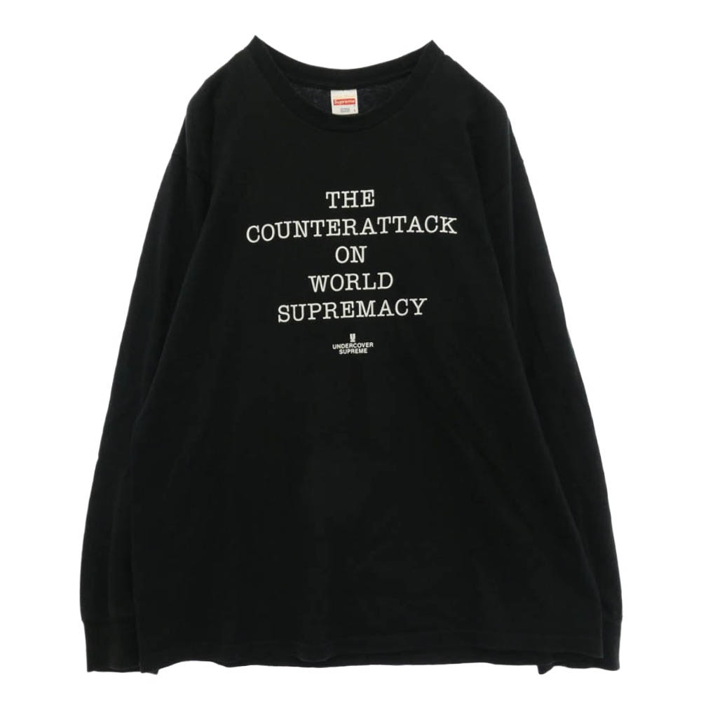 Supreme x UNDERCOVER Public Enemy Counterattack L/S Tee "Black"