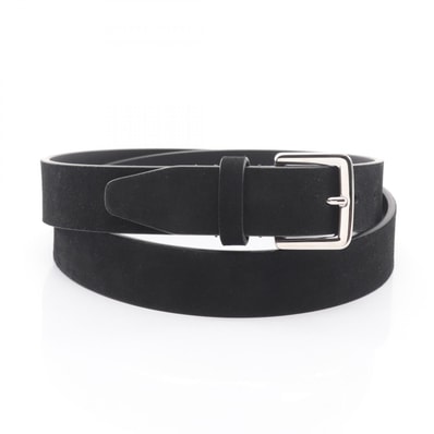 ジョルジオアルマーニ GIORGIO ARMANI ベルト 衣料品 スウェード メンズ ブラック系 【中古】