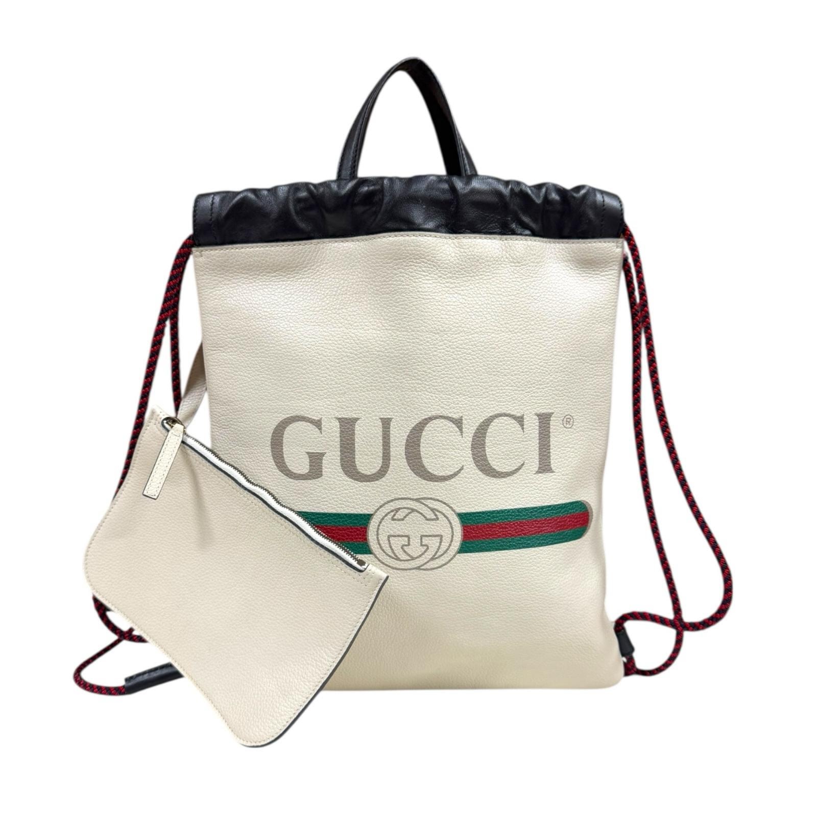 グッチ シェリー リュック・デイパック レザー 523586 ユニセックス GUCCI 中古