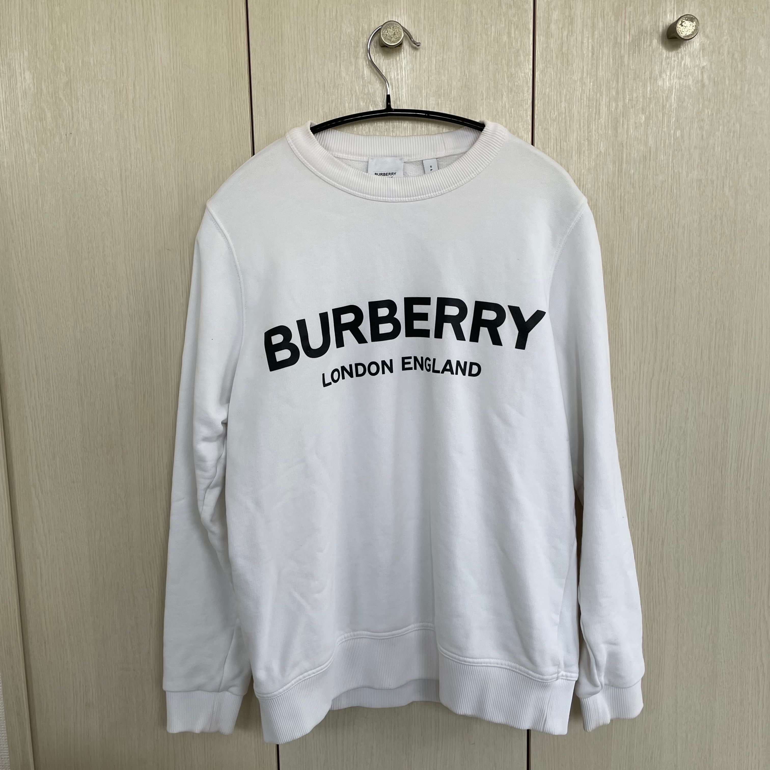 Burberry スウェット トレーナー S ロゴプリント
