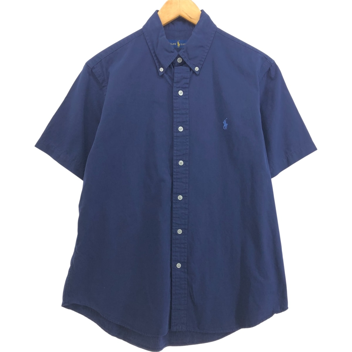 古着 ラルフローレン Ralph Lauren 半袖 ボタンダウンシャツ メンズM相当/eaa546746