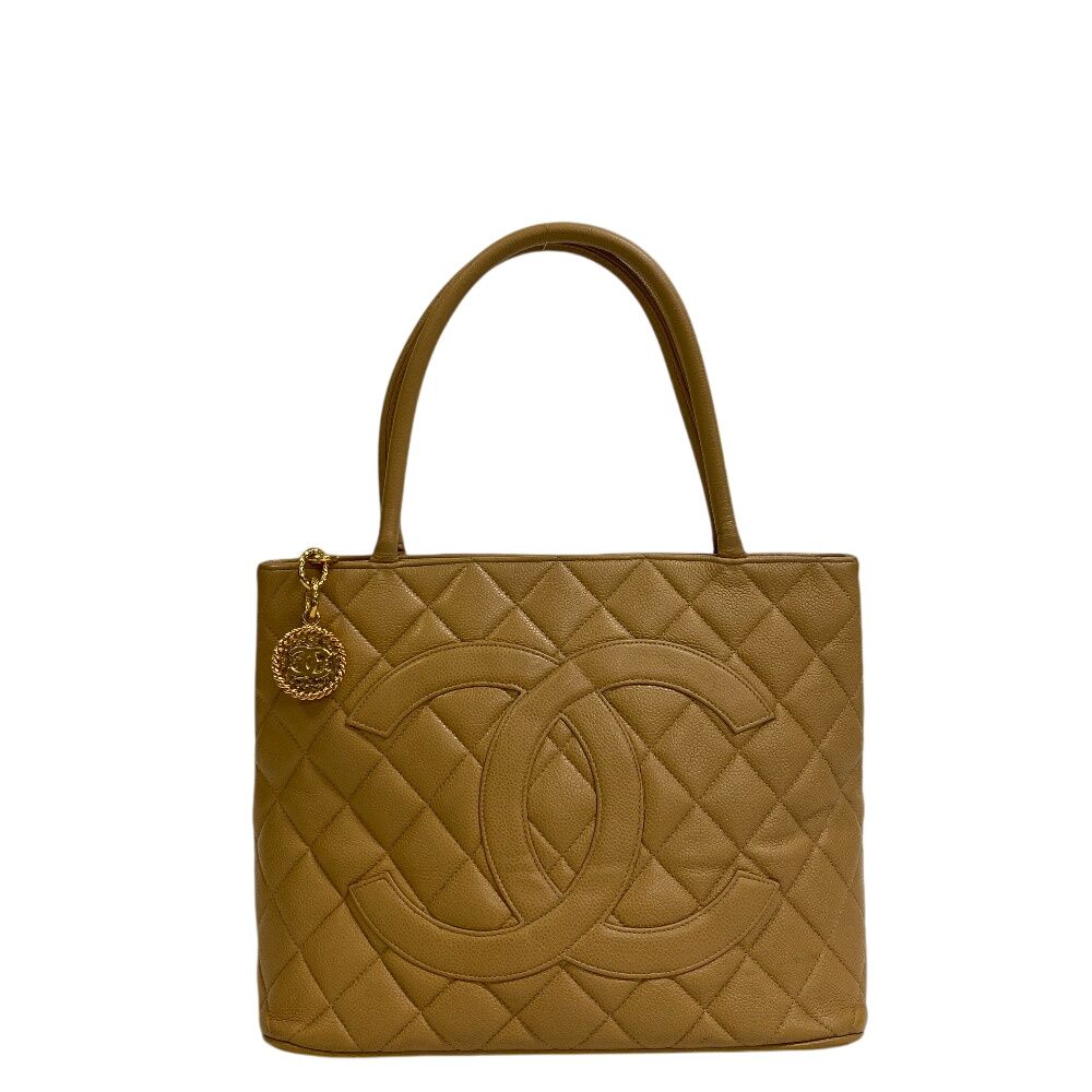 シャネル CHANEL トートバッグ マトラッセ 復刻 ベージュ