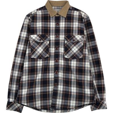 古着 バブアー Barbour SLIM FIT 長袖 フランネルチェックシャツ メンズM相当/eaa477812