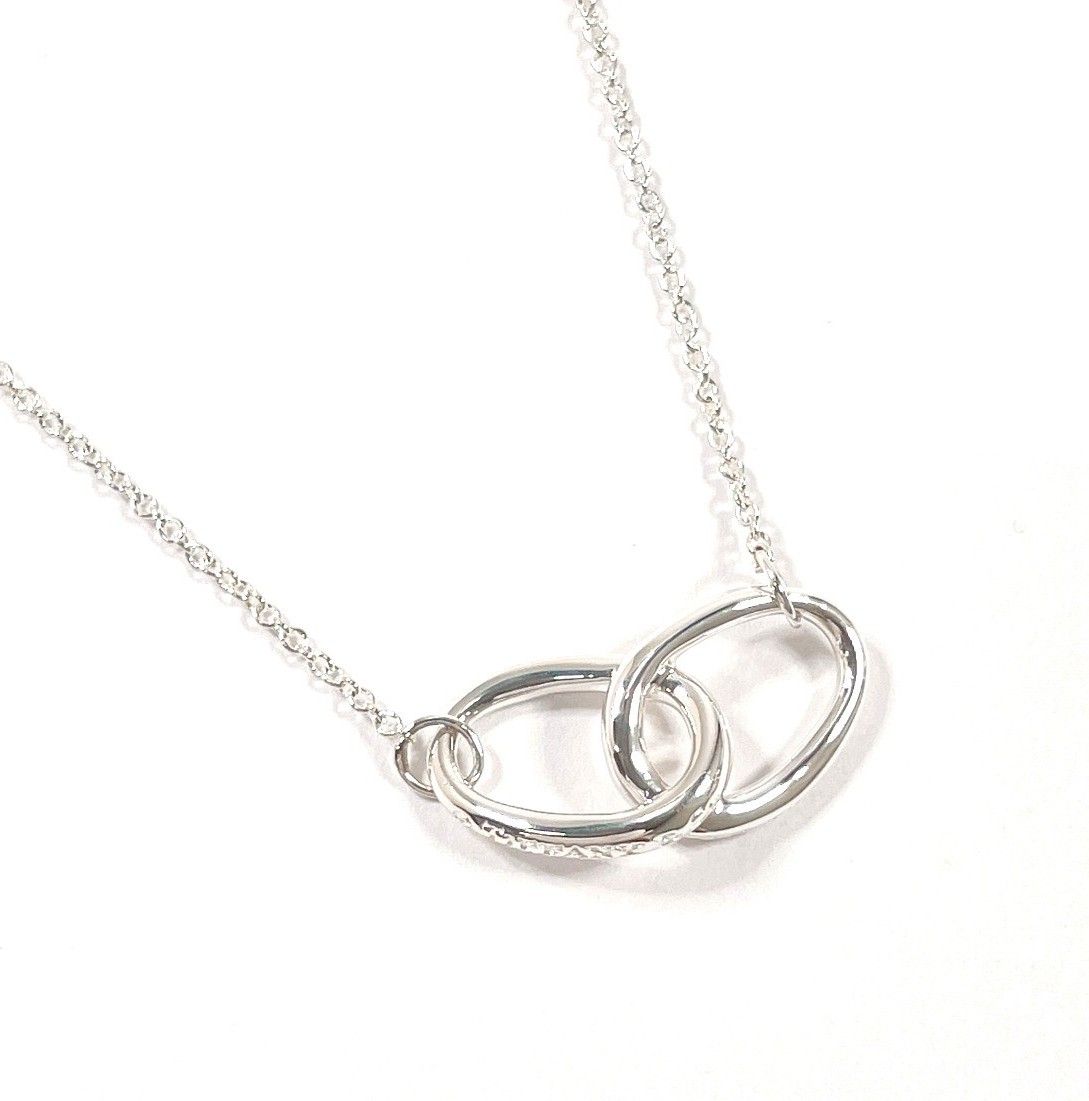 ティファニー ネックレス ダブルループ エルサペレッティ  シルバー