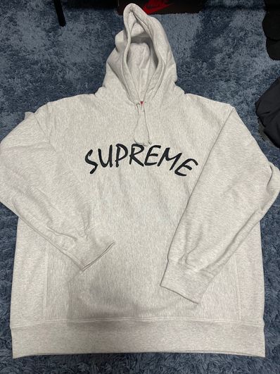 Supreme FTP Arc Hooded Sweatshirt "Grey"