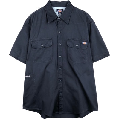 古着 ディッキーズ Dickies 半袖 ワークシャツ メンズL相当/eaa655373