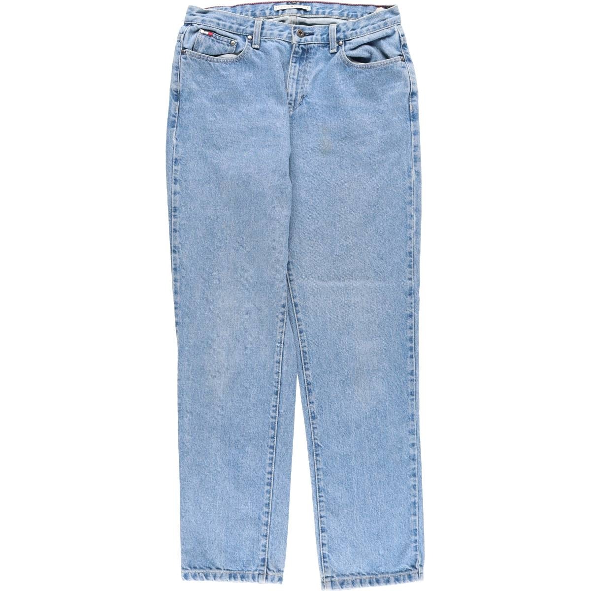古着 00年代 トミーヒルフィガー TOMMY HILFIGER テーパードデニムパンツ レディースXL(w33)相当/eaa626450