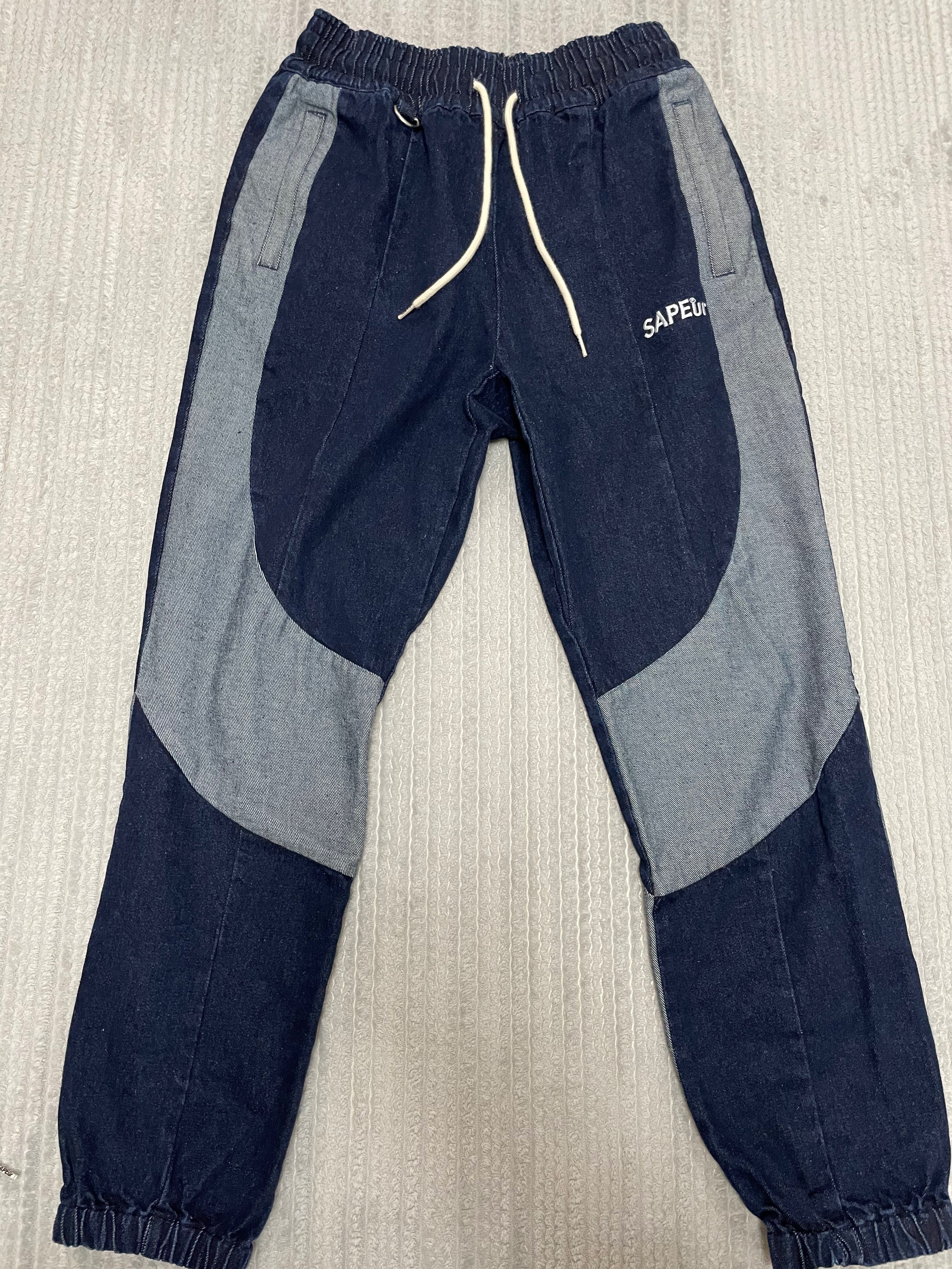 SAPEur DENIM TRACK PANTS "Indigo"