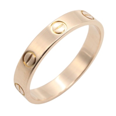 カルティエ CARTIER ミニラブリング リング・指輪 ジュエリー K18PG(ピンクゴールド) メンズ レディース ゴールド系 【中古】