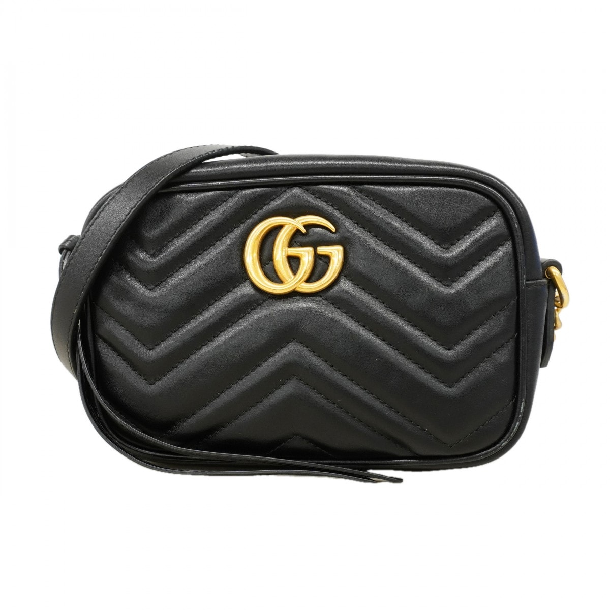 グッチ GUCCI GG柄 ショルダーバッグ バッグ ナイロン レザー メンズ レディース ブラック系 449183 【中古】 GUCCI - グッチ GUCCI GG柄 ショルダーバッグ バッグ ナイロン レザー