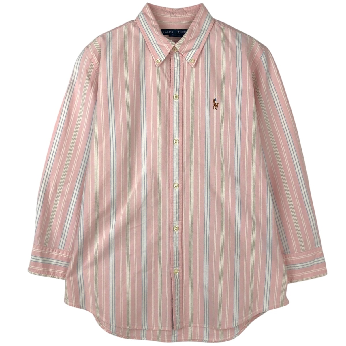 polo jeans/RALPH LAUREN★絹/シルク刺繍糸スリット/半袖ポロシャツ【レディースS/サーモンピンク/salmon pink】Tops/Shirts◆cBH806 Ralph Lauren - polo jeans/RALPH LAUREN☆絹/シルク刺繍糸スリット