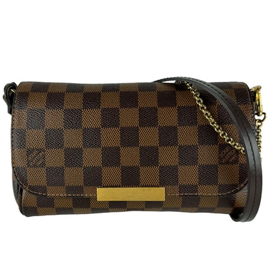 ルイ ヴィトン LOUIS VUITTON ショルダーバッグ ハンドバッグ ダミエ フェイボリットPM ダミエキャンバス エベヌ レディース N41276【中古】 z10951