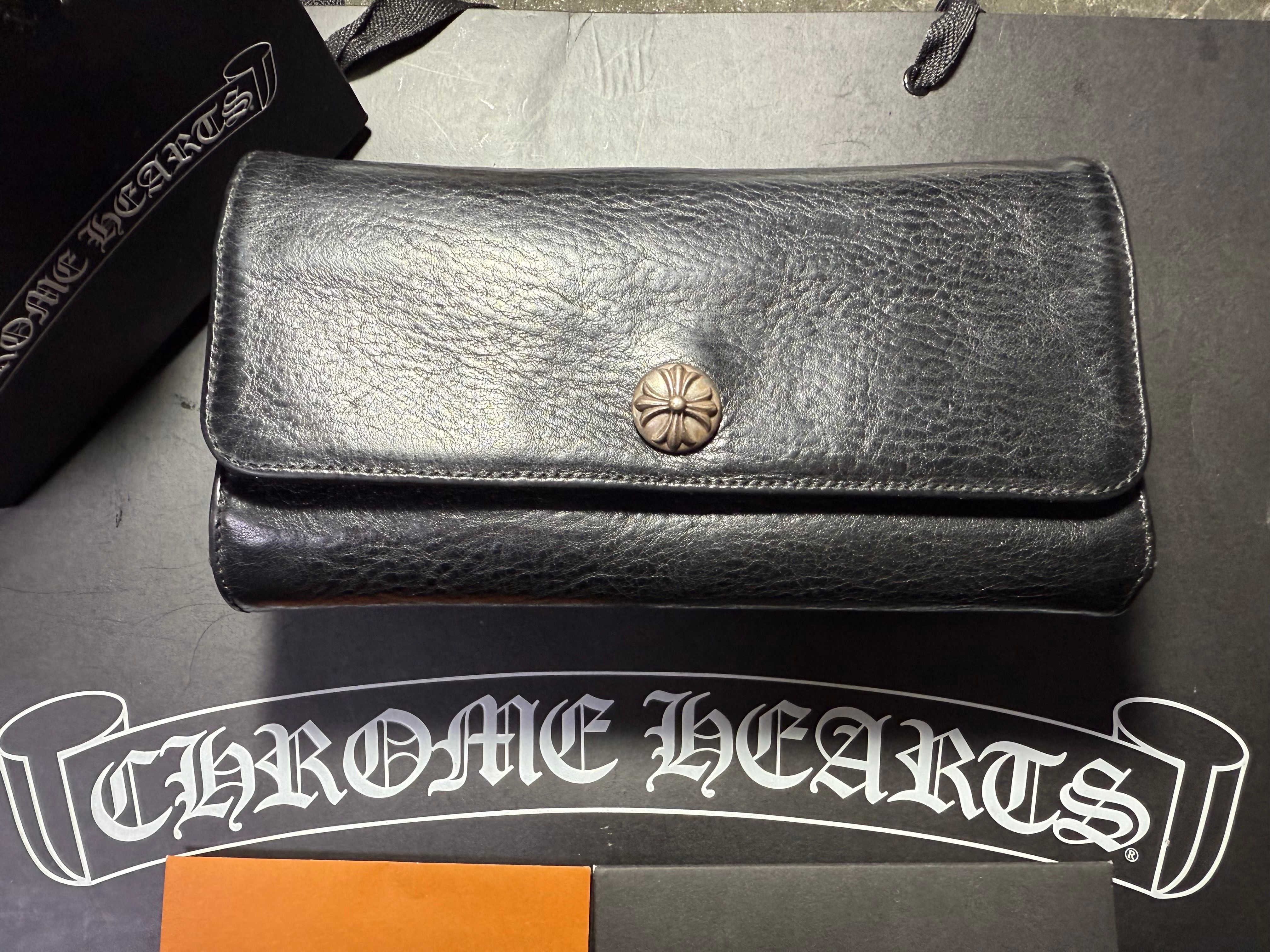 インボイス原本付属！美品 CHROME HEARTS クロムハーツ JUDY ジュディ ウォレット 財布
