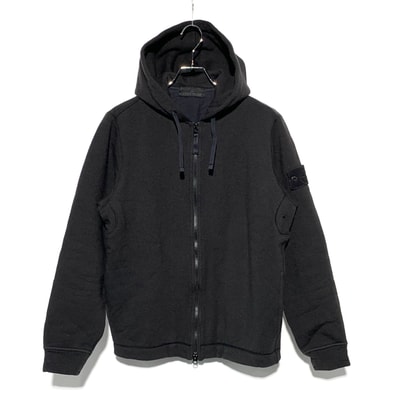 Stone Island 632F3 Ghost Piece Full Zip Hooded Sweatshirt - 23FW "Black"