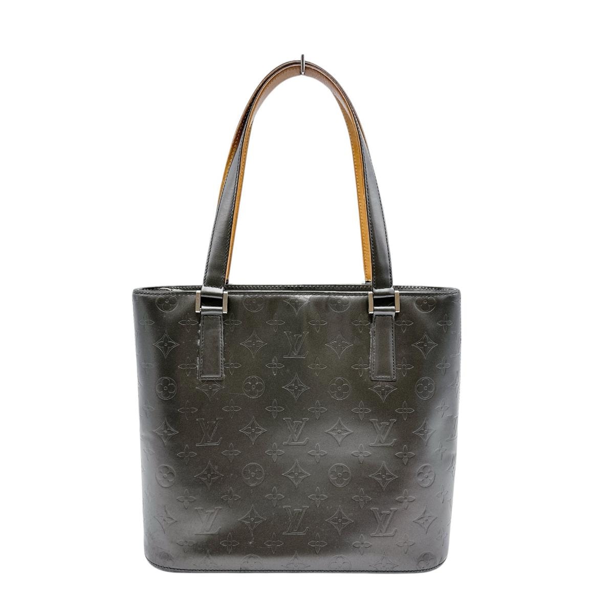 ルイヴィトン LOUIS VUITTON ストックトン M55112 モノグラムマット ハンドバッグ