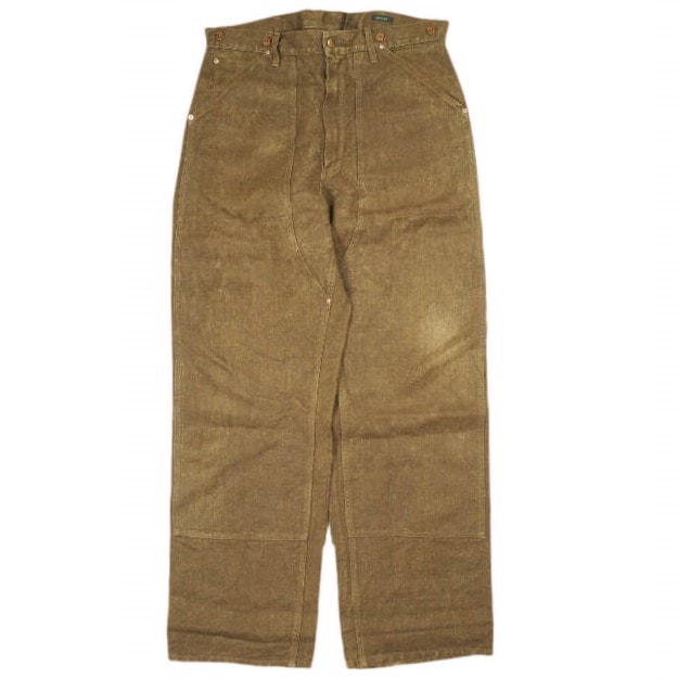 COMOLI コモリ 22SS 日本製 ヘンプダック ペインターパンツ V01-03011 3 BROWN ダブルニー ボトムス g26444