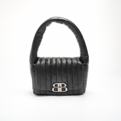 バレンシアガ BALENCIAGA レザー MANACO マナコ パデット キルティング ワンショルダー ショルダーバッグ【中古】