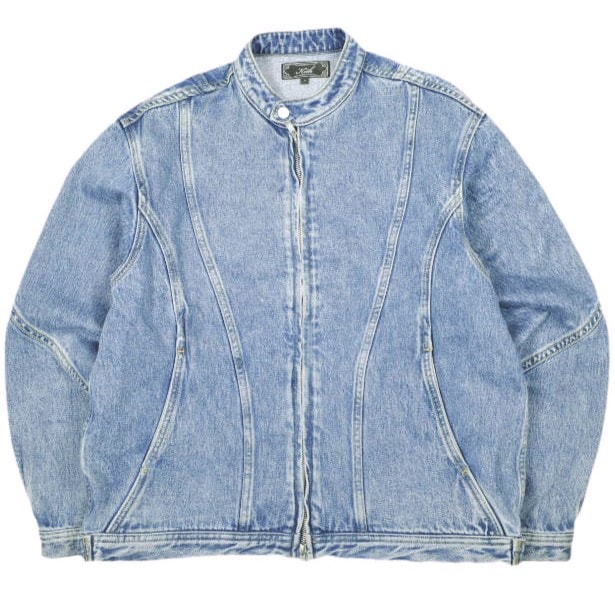 KITH NYC キスニューヨークシティ 26SS Kith Denim Adrien Moto Jacket デニム エイドリアン モト ジャケット 26011060002110 S Mid Indigo Gジャン アウター g26890