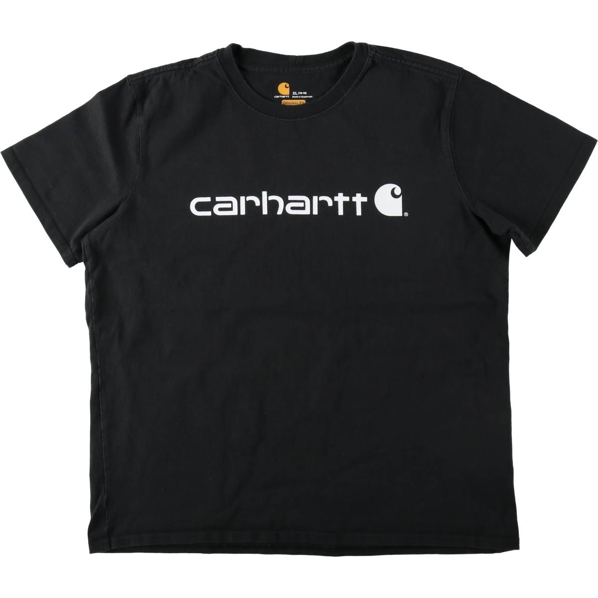 古着 カーハート Carhartt ORIGINAL FIT 半袖 ロゴTシャツ メンズXL相当/eaa621885