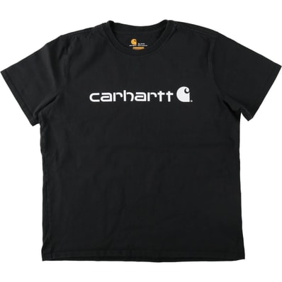 古着 カーハート Carhartt ORIGINAL FIT 半袖 ロゴTシャツ メンズXL相当/eaa621885