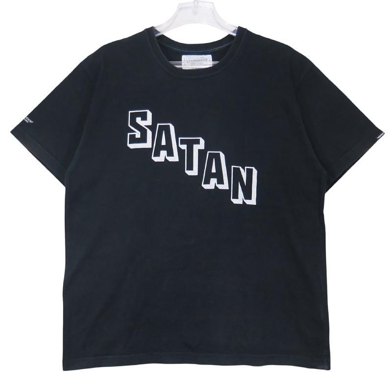 NEIGHBORHOOD ネイバーフッド SATAN TEE サタン Tシャツ ブラック ショートスリーブ カットソー 半袖 サイズL