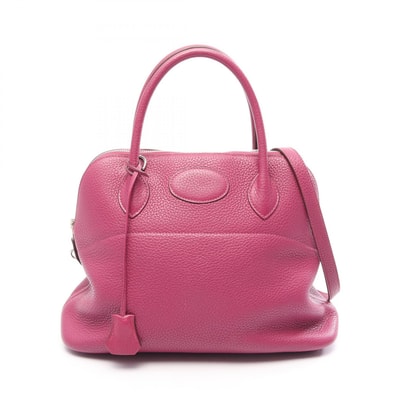 エルメス HERMES ボリード31 トスカ 2WAY ハンドバッグ バッグ トリヨンクレマンス トリヨンクレマンス □O刻印(2011年製造) レディース パープル系 【中古】
